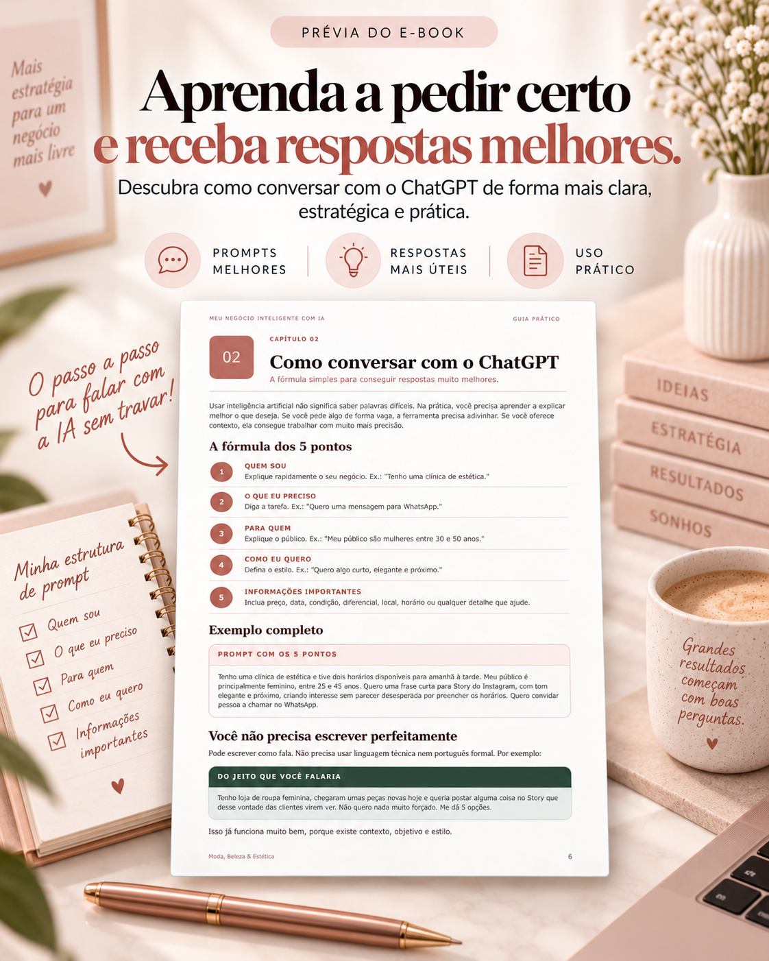 Prévia do e-book: Aprenda a pedir certo e receba respostas melhores