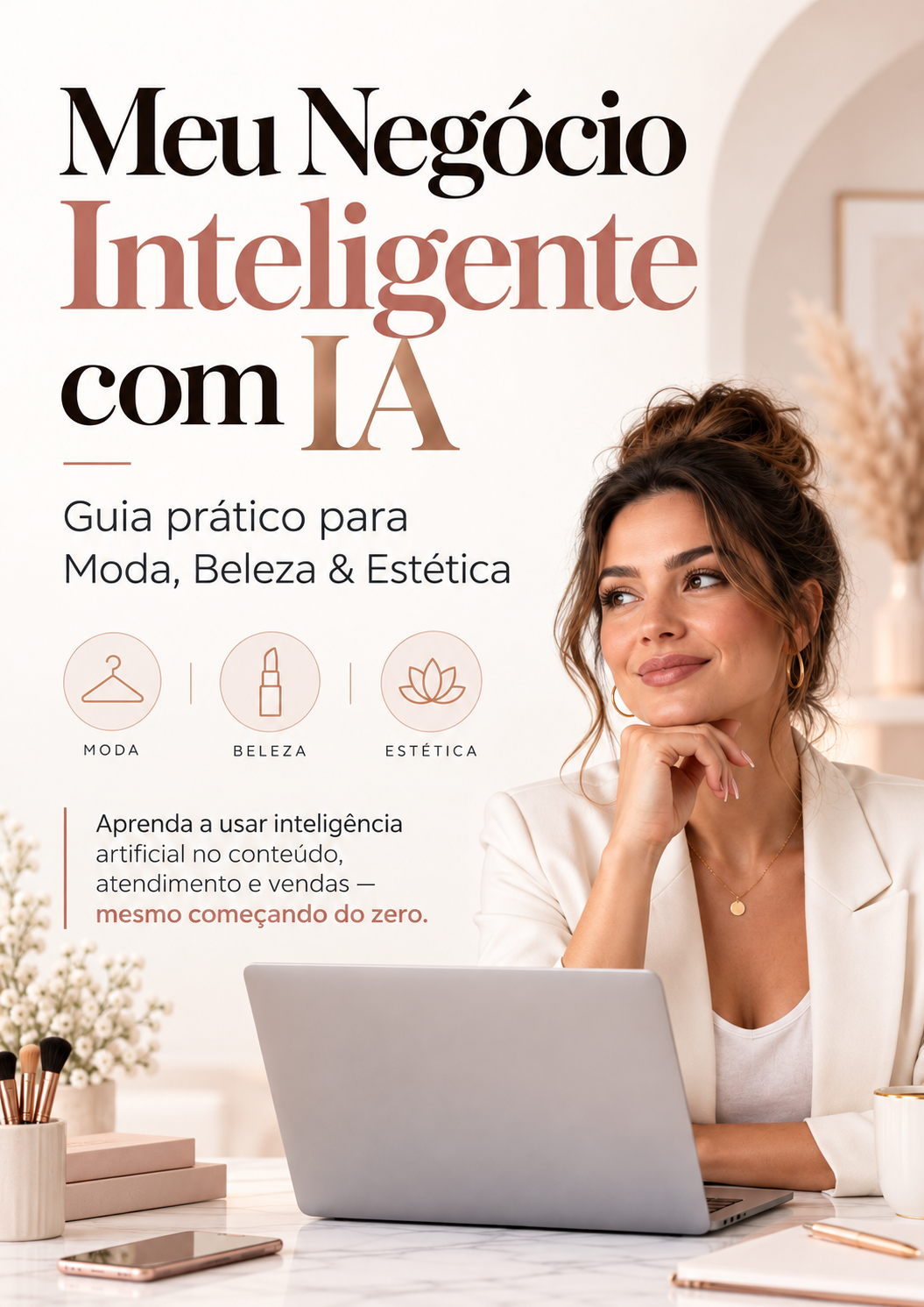Capa oficial do e-book Meu Negócio Inteligente com IA