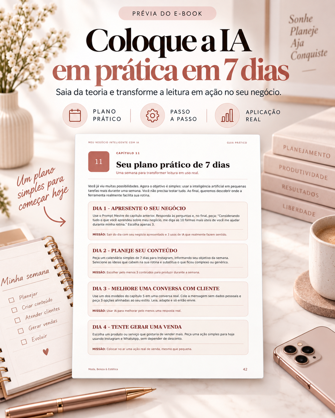Prévia do e-book: Coloque a IA em prática em 7 dias
